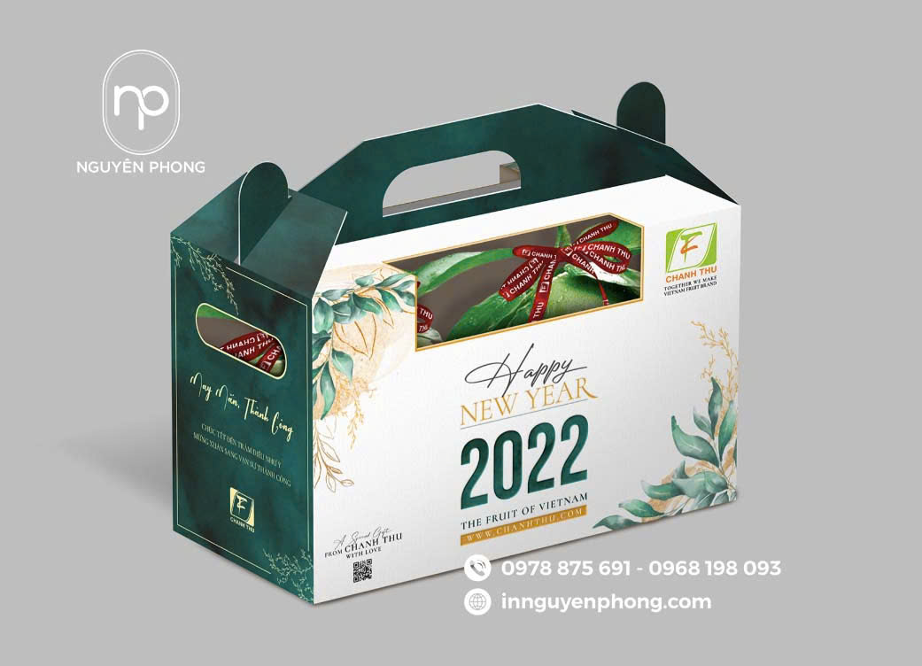 Mẫu thùng carton 5 lớp có tay cầm 